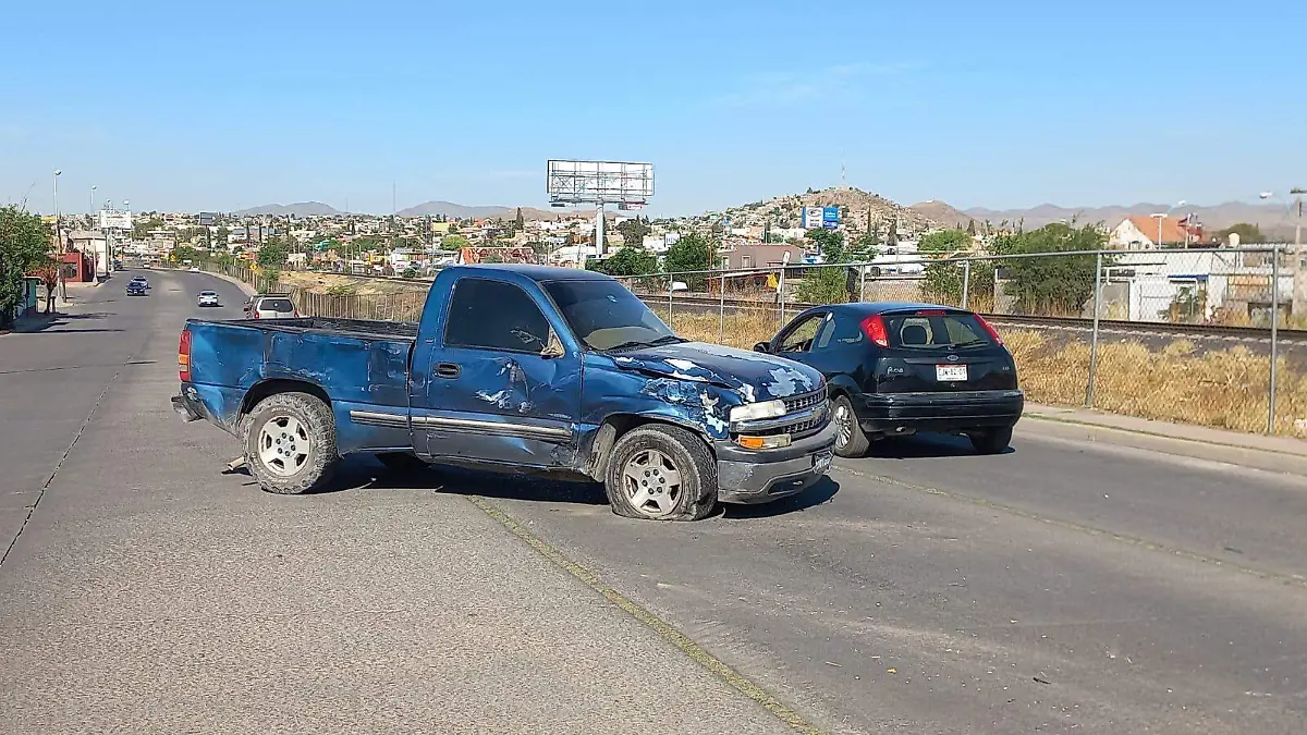 choque y camioneta